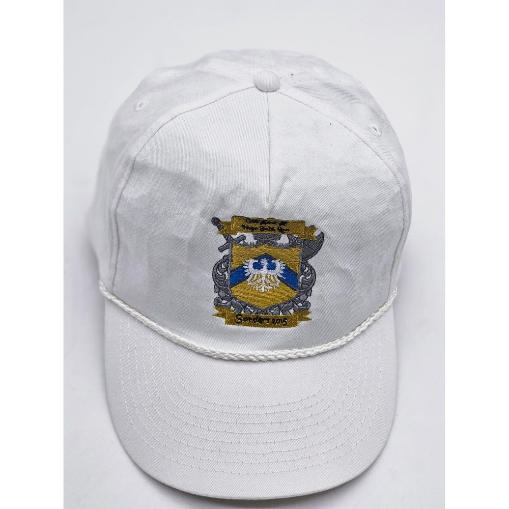Cobra Snapback Hat Mens OS White Good Sanders 2015 Crest Rope Cap TSG